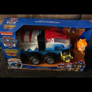 PAW Patrol Dino Rescue Dino Patroller Motorized Vehicle with Chase & T. Rex